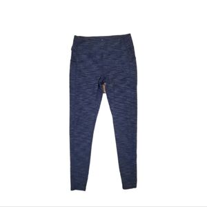 Kyodan Women's Navy Space Dye High-Waist Double Brushed Leggings‎